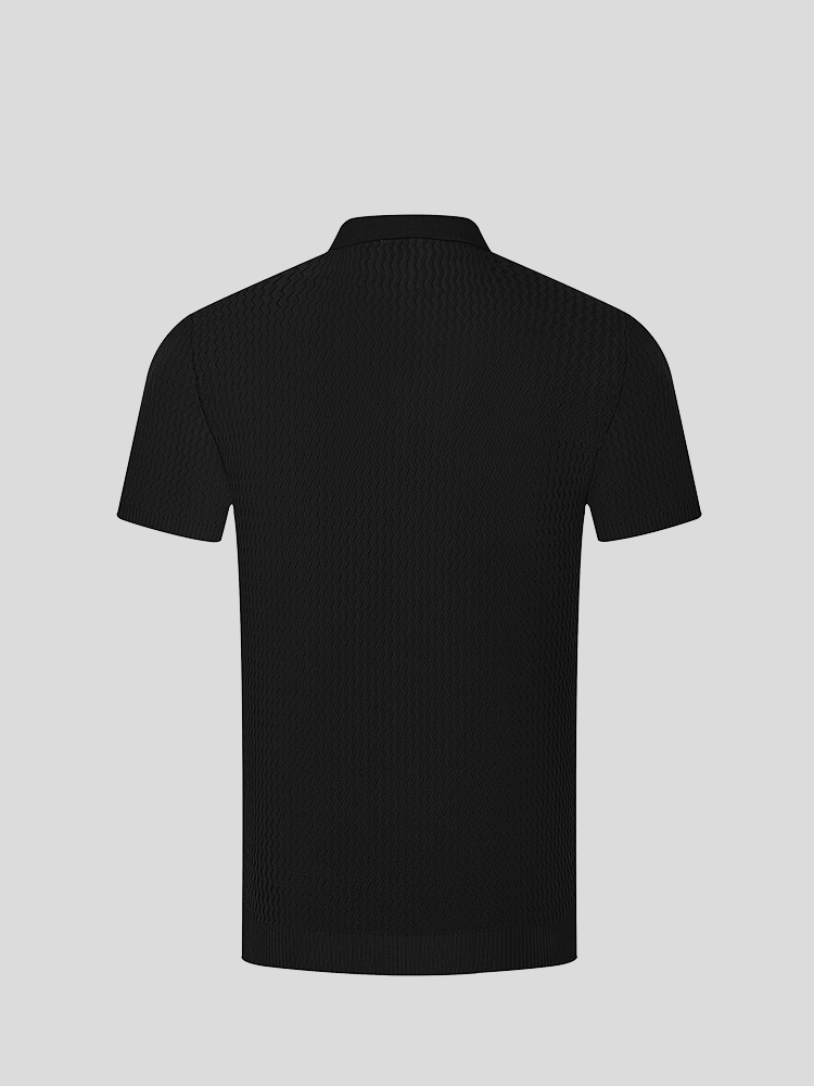 Wave Pattern Polo